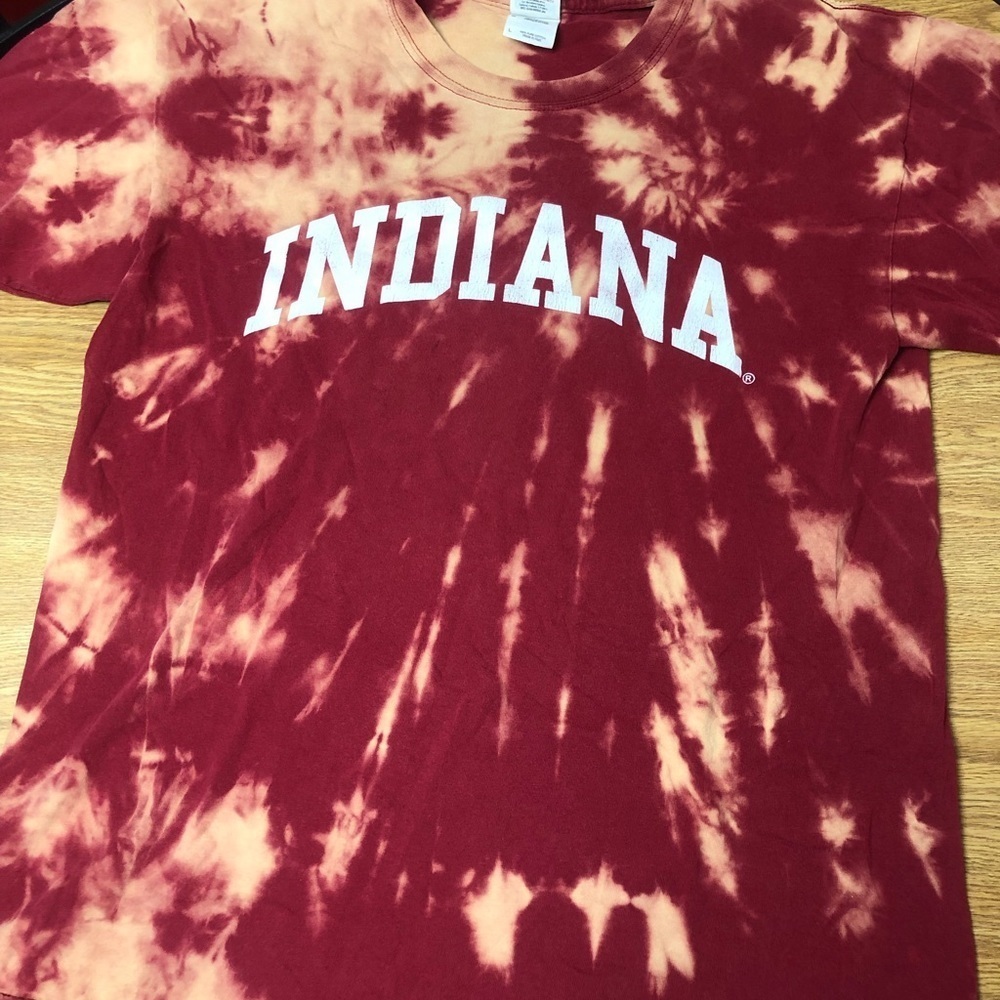 Indiana bleach dye tee